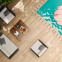 GeoCeramica 30x120x4 Facewood Miele